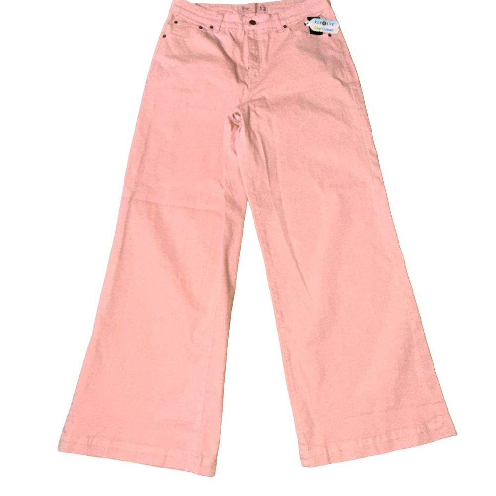 Me by Jennie Garth Jennifer Relaxed Fit Wide Leg Jeans Size 12